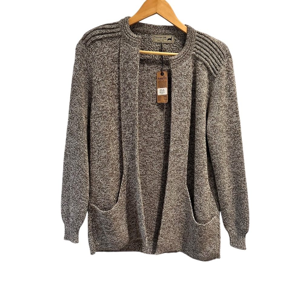 Peruvian Link Alpaca‎ Collection Ebel Cardigan Sweater Size XS NWT